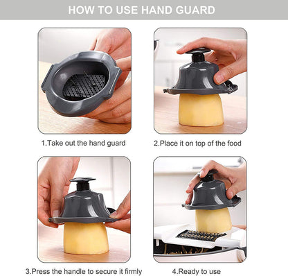 Vegetable Cutter - 7 in 1 Multifunction Magic Vegetable Cutter & Chopper